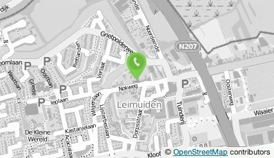 Bekijk kaart van PostNL postkantoor in Leimuiden