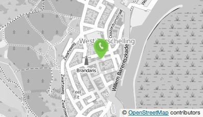 Bekijk kaart van de Wereld van Dranken Slijterij & Wijnhandel Lutine in West-Terschelling