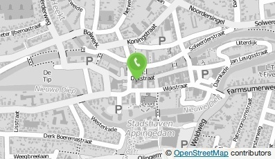 Bekijk kaart van Street One in Appingedam