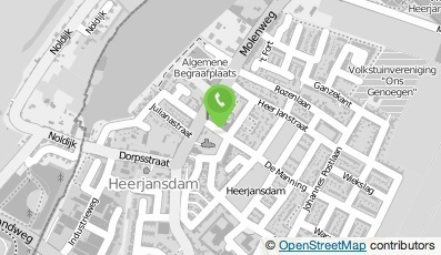 Bekijk kaart van PostNL postkantoor in Heerjansdam