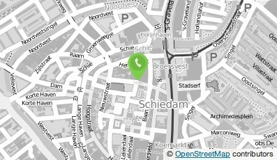 Bekijk kaart van PostNL postkantoor in Schiedam