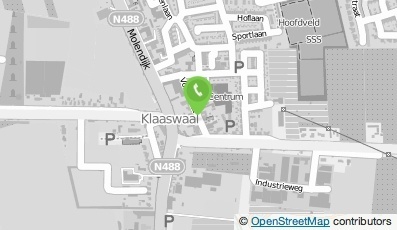 Bekijk kaart van PostNL postkantoor in Klaaswaal