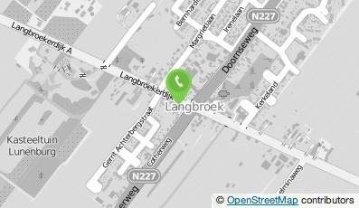 Bekijk kaart van PostNL postkantoor in Langbroek