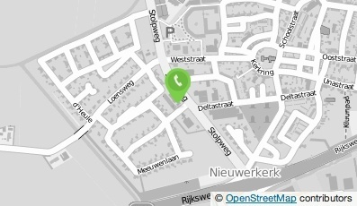 Bekijk kaart van PostNL postkantoor in Nieuwerkerk