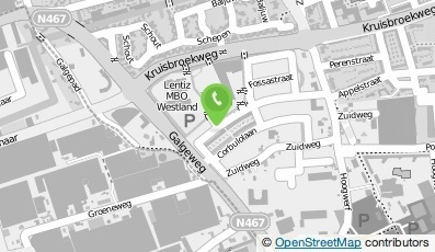 Bekijk kaart van Lentiz Onderwijsgroep MBO Greenport in Naaldwijk