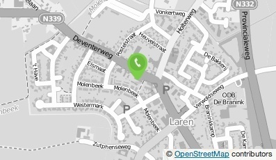 Bekijk kaart van Binnen de Korte's Woonsfeer in Laren (Gelderland)