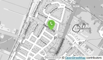 Bekijk kaart van Gastrovino Lommerse in Bennebroek