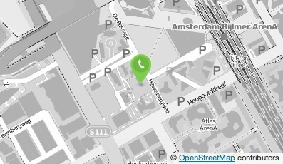 Bekijk kaart van Fontys Hogescholen in Amsterdam