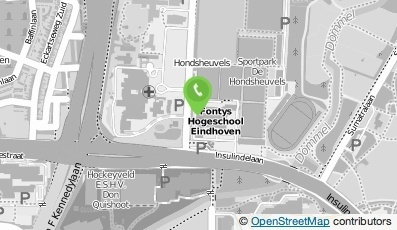 Bekijk kaart van Fontys Hogescholen in Eindhoven