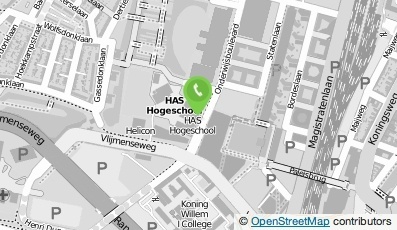 Bekijk kaart van HAS Hogeschool Den Bosch in Den Bosch