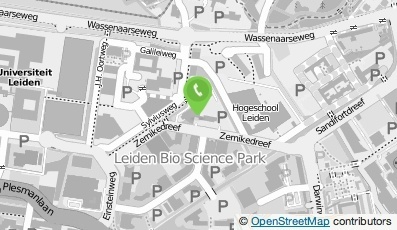 Bekijk kaart van Hogeschool Leiden in Leiden
