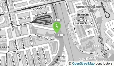 Bekijk kaart van Hogeschool van Amsterdam hoofdkantoor in Amsterdam