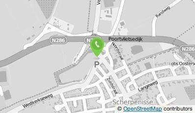 Bekijk kaart van PostNL postkantoor in Scherpenisse