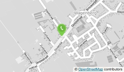 Bekijk kaart van PostNL postkantoor in Wagenberg