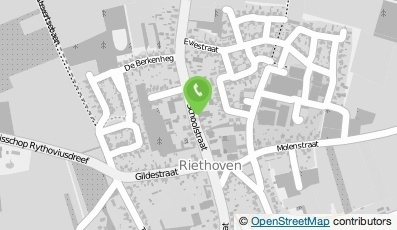 Bekijk kaart van PostNL postkantoor in Riethoven