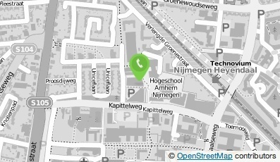 Bekijk kaart van Hogeschool van Arnhem en Nijmegen in Nijmegen