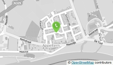 Bekijk kaart van PostNL postkantoor in Appeltern