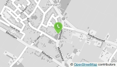 Bekijk kaart van PostNL postkantoor in Horssen