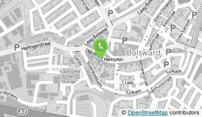 Bekijk kaart van Street One in Bolsward