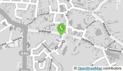 Bekijk kaart van Street One in Den Ham (Overijssel)