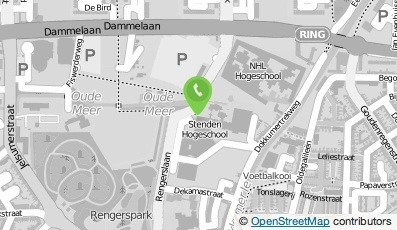 Bekijk kaart van Stenden Hogeschool in Leeuwarden