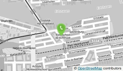 Bekijk kaart van Partou Kade in Amsterdam