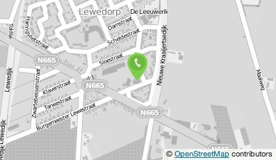 Bekijk kaart van Attent Hoek in Lewedorp