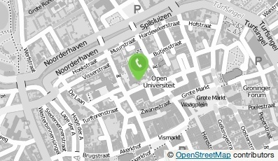 Bekijk kaart van Rijksuniversiteit Groningen hoofdkantoor in Groningen
