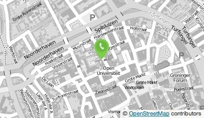 Bekijk kaart van Rijksuniversiteit Groningen in Groningen