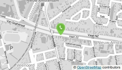Bekijk kaart van PostNL postkantoor in Nieuw-Amsterdam