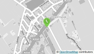 Bekijk kaart van PostNL postkantoor in Doornspijk