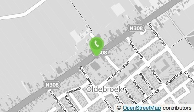 Bekijk kaart van PostNL postkantoor in Oldebroek
