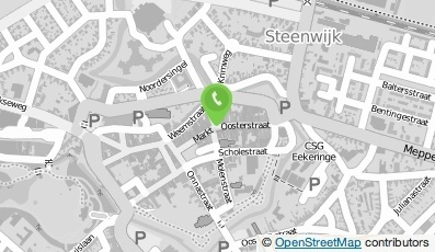 Bekijk kaart van PostNL postkantoor in Steenwijk