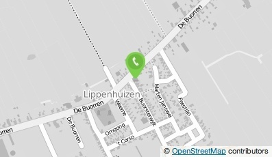 Bekijk kaart van PostNL postkantoor in Lippenhuizen