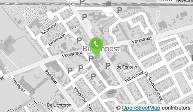 Bekijk kaart van PostNL postkantoor in Buitenpost