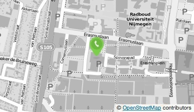 Bekijk kaart van Radboud Universiteit Nijmegen in Nijmegen