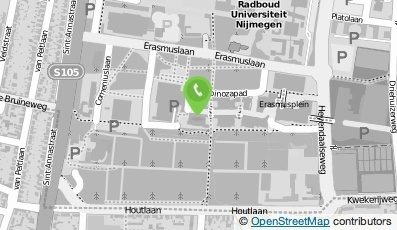Bekijk kaart van Radboud Universiteit Nijmegen in Nijmegen
