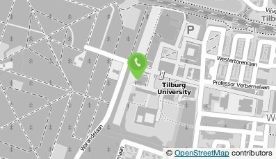 Bekijk kaart van Universiteit Tilburg en Hoofdkantoor in Tilburg