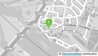 Bekijk kaart van PostNL postkantoor in Zoutkamp