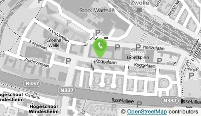 Bekijk kaart van Open Universiteit in Zwolle