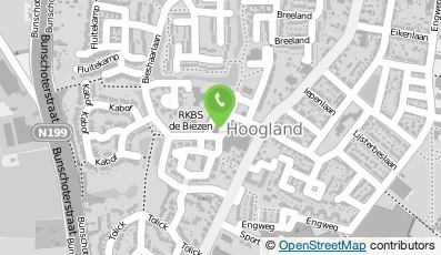 Bekijk kaart van Heek's Shoemarkt in Hoogland