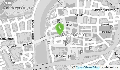 Bekijk kaart van Boekhandel Heijink in Hardenberg
