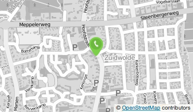 Bekijk kaart van De groene post in Zuidwolde (Drenthe)