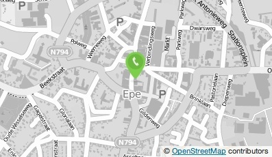 Bekijk kaart van Street One in Epe