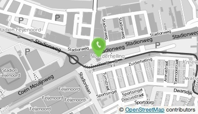 Bekijk kaart van Shell zelftank station stadionweg in Rotterdam