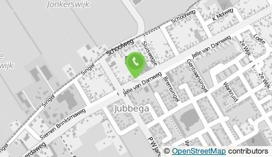 Bekijk kaart van Street One in Jubbega