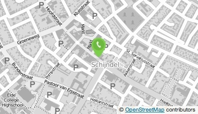 Bekijk kaart van Street One in Schijndel