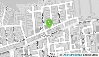 Bekijk kaart van Street One in Wormer