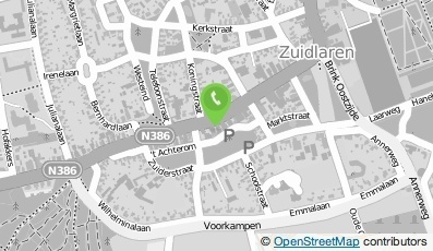 Bekijk kaart van Street One in Zuidlaren