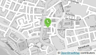 Bekijk kaart van Street One in Axel